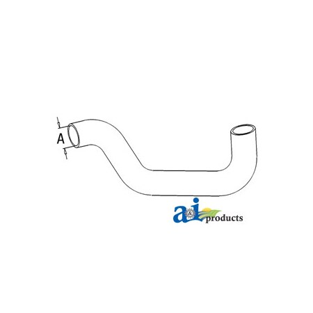 A & I Products Radiator Hose, Lower 14" x3" x3" A-F0NN8286AB
